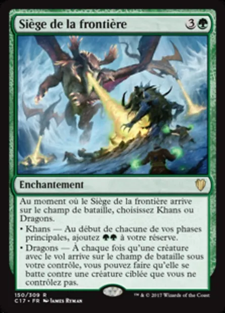 Siège de la frontière, carte Magic C17 150 — extension Commander 2017