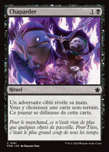 Chaparder, carte Magic FDN 181 — extension Foundations