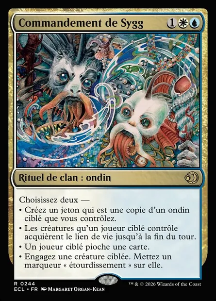 Commandement de Sygg, carte Magic ECL 244 — extension Lorwyn Eclipsed