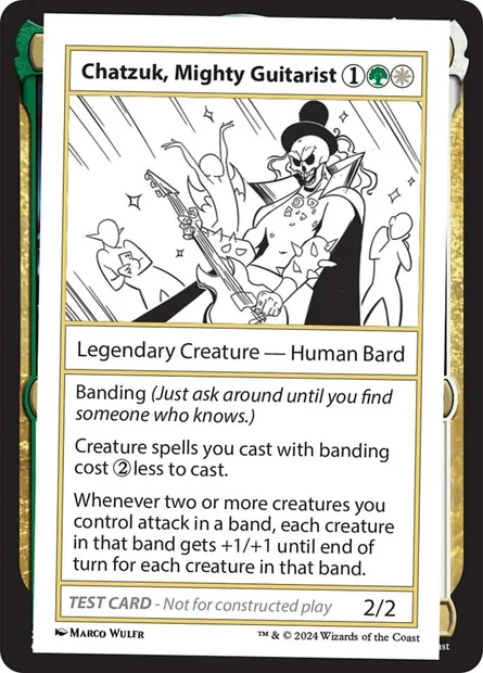 Chatzuk, Mighty Guitarist, carte Magic MB2 590 — extension Mystery Booster 2