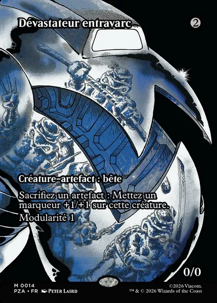 Dévastateur entravarc, carte Magic PZA 14 — extension Teenage Mutant Ninja Turtles Source Material