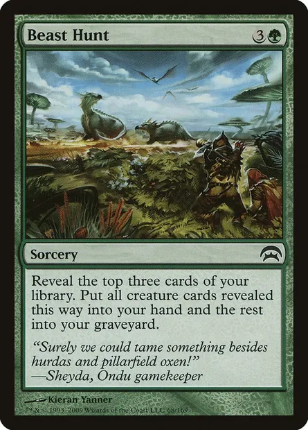 Beast Hunt, Magic card HOP 68 — Planechase set
