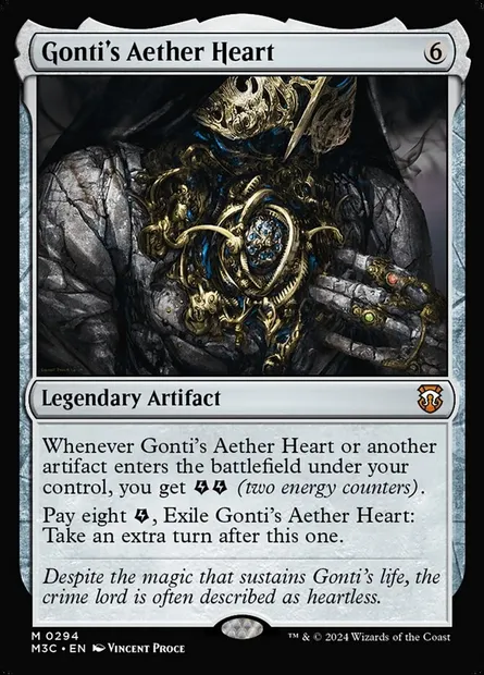 Gonti's Aether Heart, Magic card M3C 294 — Modern Horizons 3 Commander set