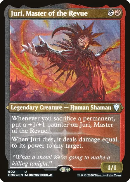 Juri, Master of the Revue, Magic card CMR 602 — Commander Legends set