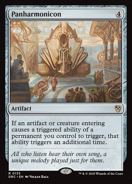 Panharmonicon, Magic card DRC 135 — Aetherdrift Commander set