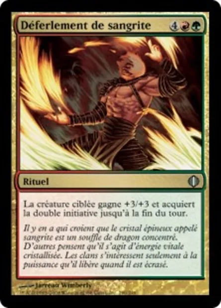 Déferlement de sangrite, carte Magic ALA 190 — extension Les éclats d'Alara