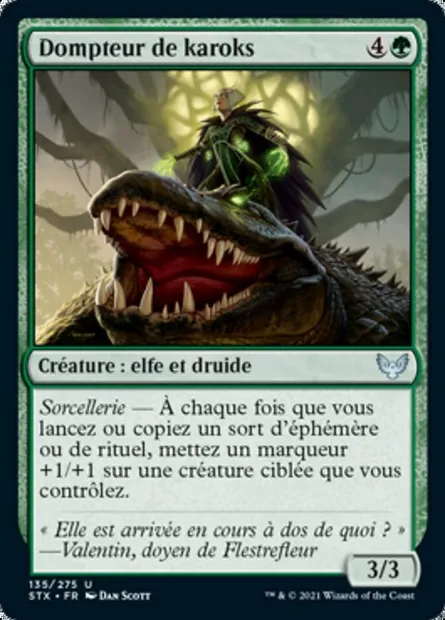 Dompteur de karoks, carte Magic STX 135 — extension Strixhaven: l'Académie des Mages
