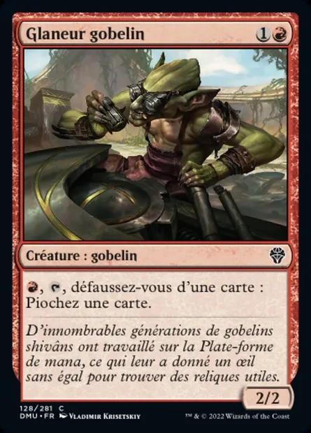 Glaneur gobelin, carte Magic DMU 128 — extension Dominaria Uni