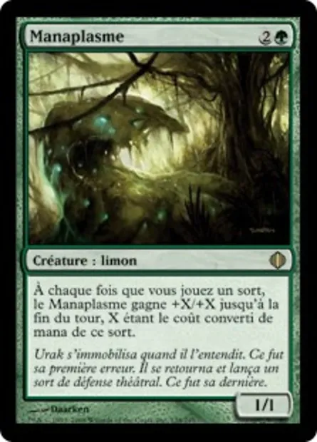 Manaplasme, carte Magic ALA 138 — extension Les éclats d'Alara