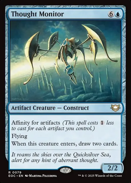 Thought Monitor, Magic card EOC 79 — Edge of Eternities Commander set
