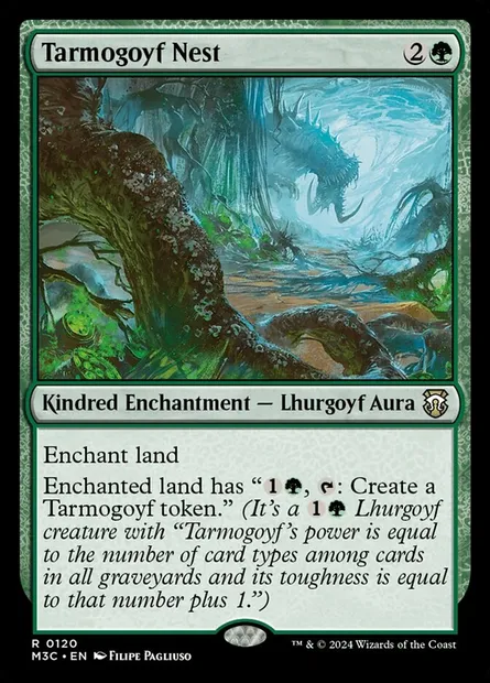 Tarmogoyf Nest, Magic card M3C 120 — Modern Horizons 3 Commander set