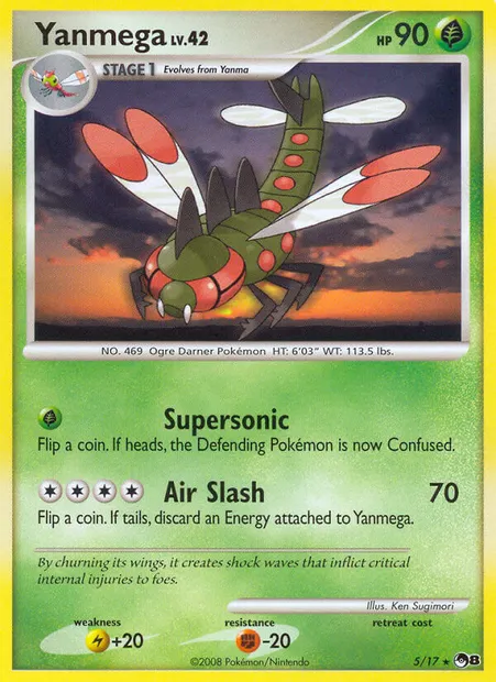 Yanmega, Pokémon card P8 5 — POP Series 8 set