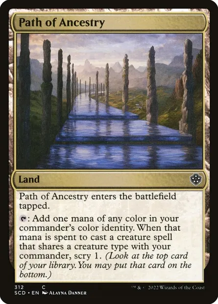 Voie de l'Ascendance, carte Magic SCD 312 — extension Starter Commander Decks
