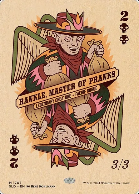 Turlupin, Maître farceur, carte Magic SLD 1707 — extension Secret Lair Drop