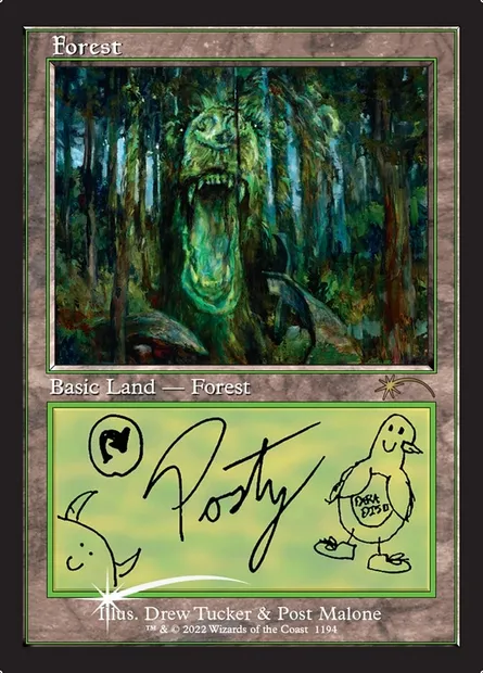 Forêt, carte Magic SLD 1194 — extension Secret Lair Drop