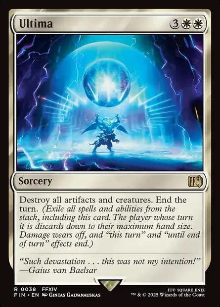 Ultima, Magic card FIN 38 — Final Fantasy set