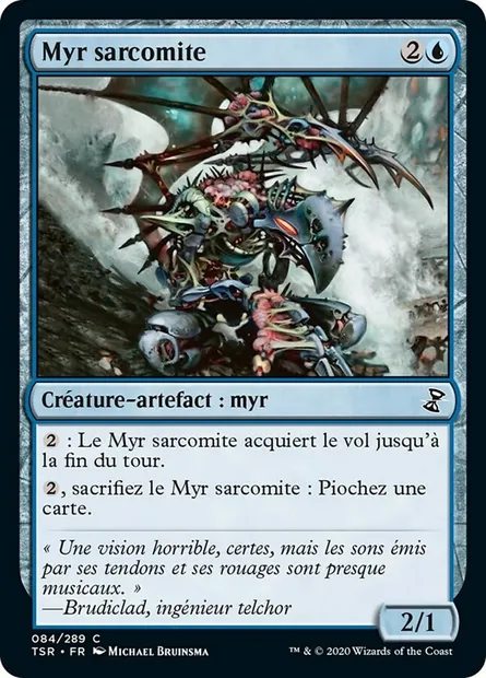 Myr sarcomite, carte Magic TSR 84 — extension Spirale Temporelle Remastered