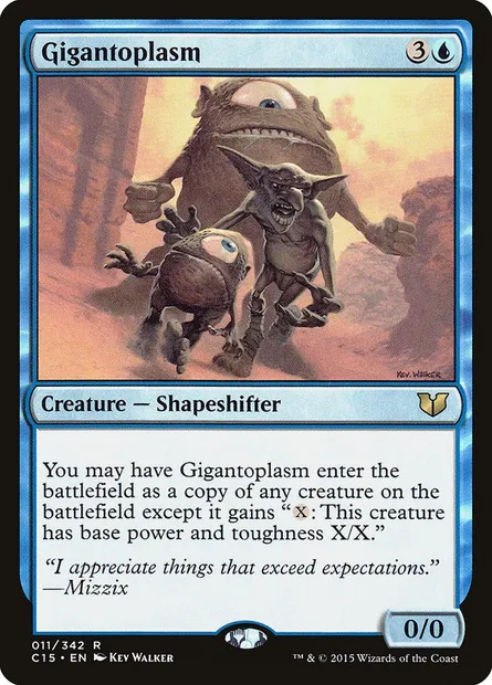 Gigantoplasm, Magic card C15 11 — Commander 2015 set