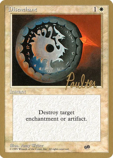 Disenchant, Magic card PTC pp22sb — Pro Tour Collector Set set