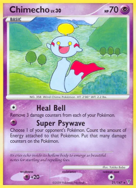 Chimecho, Pokémon card SV 21 — Supreme Victors set