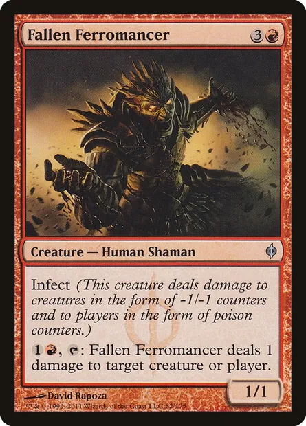 Fallen Ferromancer, Magic card NPH 82 — New Phyrexia set