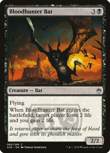 Bloodhunter Bat, Magic card A25 80 — Masters 25 set