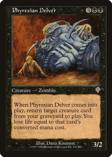 Phyrexian Delver, Magic card INV 115 — Invasion set