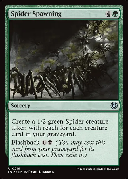 Frayère de l'araignée, carte Magic INR 216 — extension Innistrad Remastered