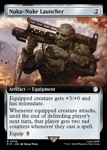 Lanceur Nuka-Nuke, carte Magic PIP 434 — extension Fallout
