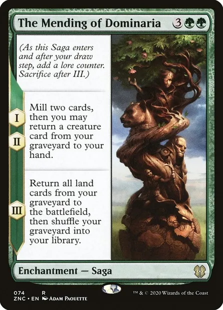 The Mending of Dominaria, Magic card ZNC 74 — Zendikar Rising Commander set