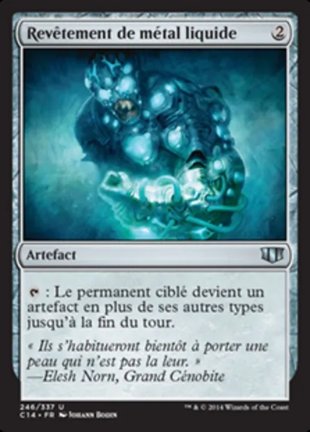 Revêtement de métal liquide, carte Magic C14 246 — extension Commander 2014