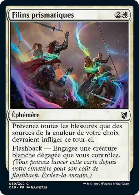 Filins prismatiques, carte Magic C19 69 — extension Commander 2019