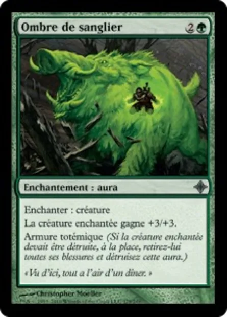 Ombre de sanglier, carte Magic ROE 179 — extension L'ascension des Eldrazi