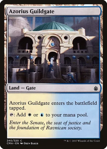 Azorius Guildgate, Magic card CMA 240 — Commander Anthology set