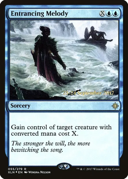 Entrancing Melody, Magic card PXLN 55s — Ixalan Promos set