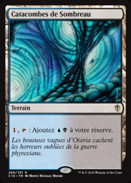 Catacombes de Sombreau, carte Magic C16 289 — extension Commander 2016