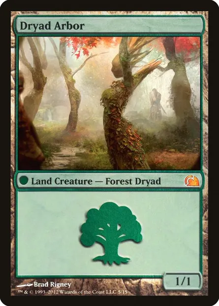 Charmille dryade, carte Magic V12 5 — extension From the Vault: Realms