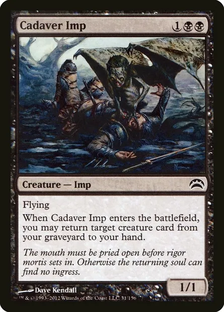 Cadaver Imp, Magic card PC2 31 — Planechase 2012 set