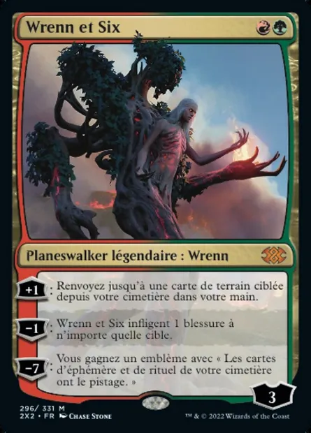Wrenn et Six, carte Magic 2X2 296 — extension Double Masters 2022