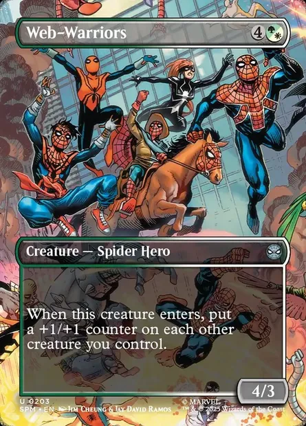 Web-Warriors, Magic card SPM 203 — Marvel's Spider-Man set