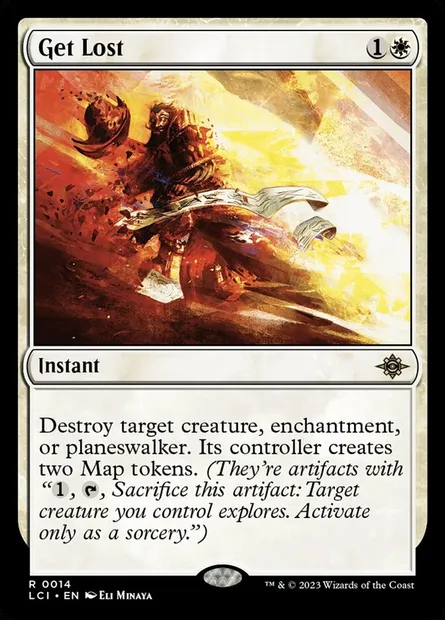 Get Lost, Magic card LCI 14 — The Lost Caverns of Ixalan set