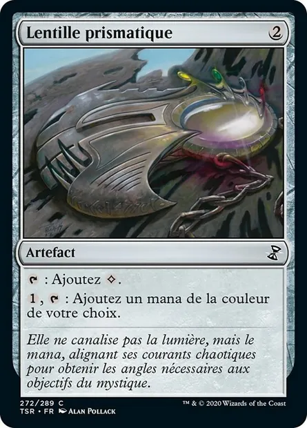 Lentille prismatique, carte Magic TSR 272 — extension Spirale Temporelle Remastered