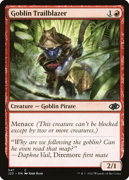 Goblin Trailblazer, Magic card J22 547 — Jumpstart 2022 set