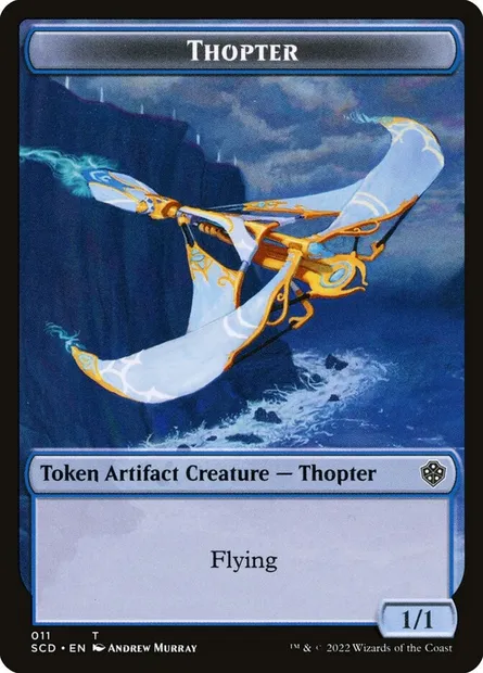 Thopter, carte Magic TSCD 11 — extension Starter Commander Deck Tokens