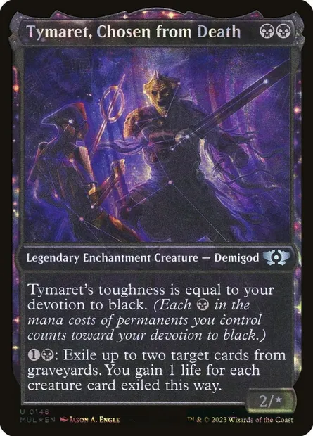 Tymaret, Chosen from Death, Magic card MUL 148 — Multiverse Legends set