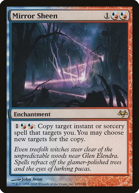 Mirror Sheen, Magic card EVE 105 — Eventide set
