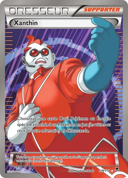 Xanthin, carte Pokémon PHF 119 — extension Vigueur Spectrale