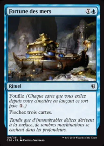 Fortune des mers, carte Magic C16 101 — extension Commander 2016