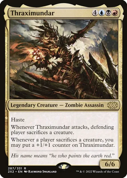 Thraximundar, Magic card 2X2 287 — Double Masters 2022 set