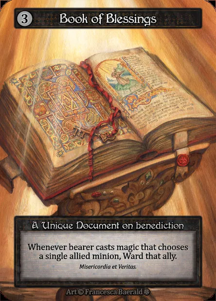 Book of Blessings, carte Sorcery GOT 310 — extension Gothic